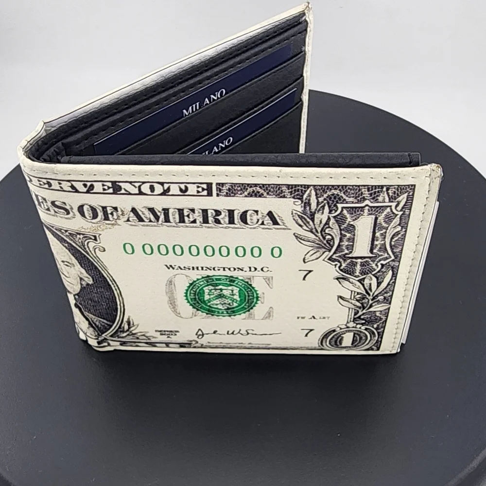 Milano Art Wallet with Dollar Design